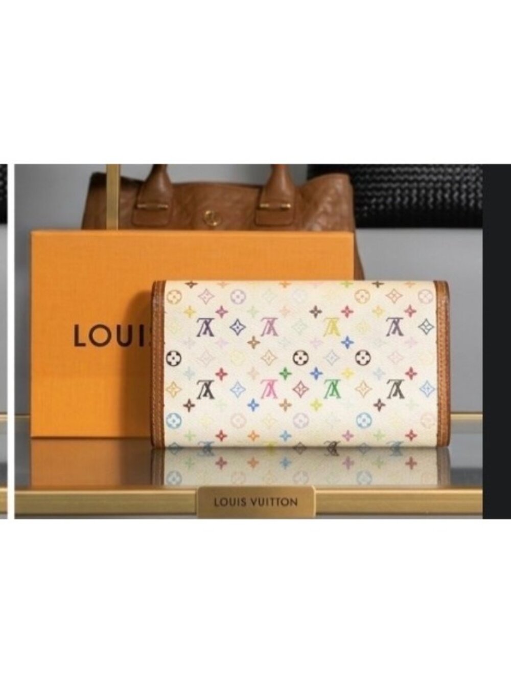 Louis Vuitton X Takashi Murakami White and Multi Color Monogram - Picture 5 of 16